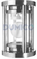 Kijkglas glasbuis met kogel