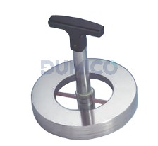 Metal fused sight glass